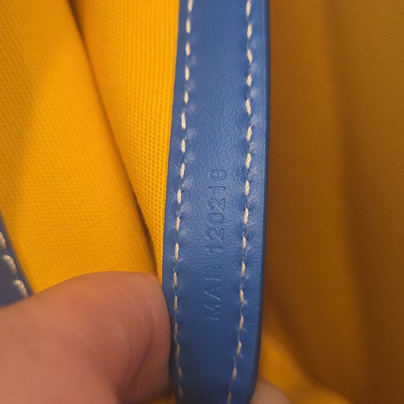 Goyard Sac CAP VERT Blue Crossbody Bag - Picture 7 of 8